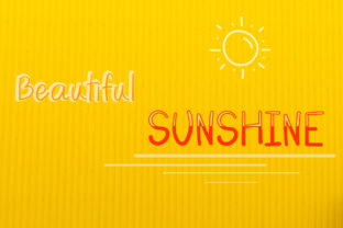 Beautiful Sunshine: The Perfect Handwritten Font for Crafters