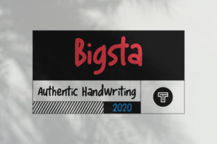 Bigsta: A Modern Handwritten Font for Web Design