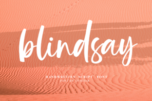 Blindsay: A Handwritten Font for Enchanting Web Design