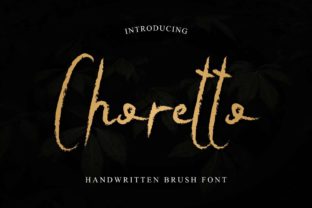 Choretto: A Script Amp Font for Elegant Branding