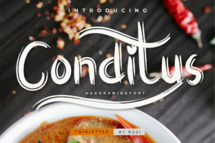 Conditus: A Handwritten Font for Elegant Web Design