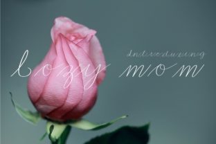 Cozy Mom: A Handwritten Font for Elegant Editorial Design