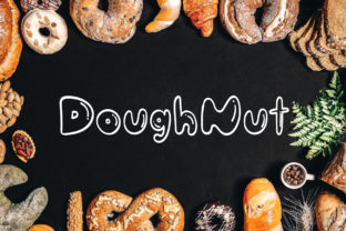 Discover Doughnut: A Charming Handwritten Font for Editorial Design