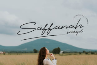 Discover the Charm of Saffanah: A Handwritten Font for Makers