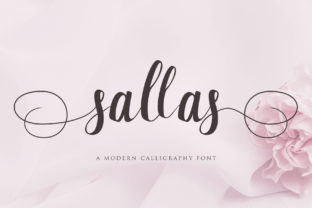 Discover the Charm of Sallas: A Handwritten Font for Editorial Design