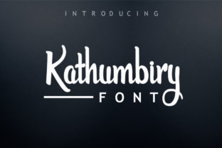 Elevate Your Brand with Kathumbiry: A Magical Handwritten Font