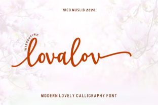 Elevate Your Brand with Lovalov: A Charming Script Font