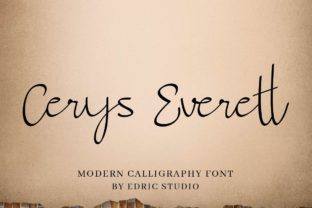Elevate Your Craft with Cerys Everett Handwritten Font
