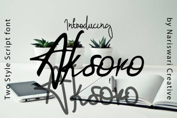 Enhance Your Brand with Aksoro: An Elegant Handwritten Font