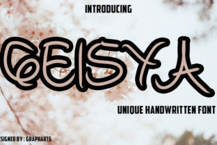 Enhance Your Brand with Geisya: A Versatile Handwritten Font