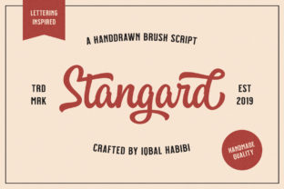Enhance Your Brand with Stangard: A Charming Handwritten Font
