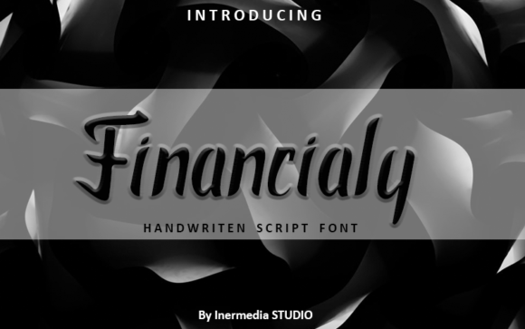 Financialy: A Handwritten Font for Editorial Elegance