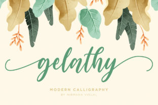Gelathy: A Romantic Script Font for Crafters and Creators