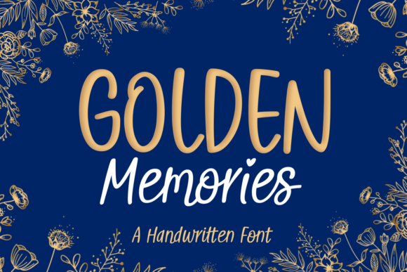 Golden Memories: A Versatile Script Font for Creative Branding