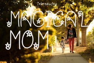 Magical Mom: A Handwritten Font for Creative Web Design