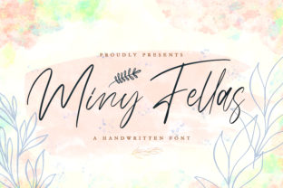 Miny Fellas: A Handwritten Font for Editorial Elegance