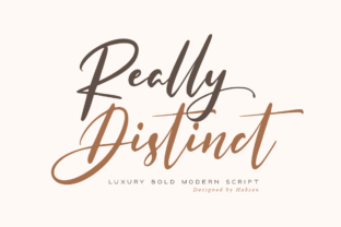 Really Distinct: Elevate Your Brand with a Luxurious Handwritten Font