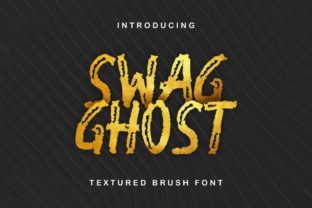 Swag Ghost: A Bold Handwritten Font for Editorial Design