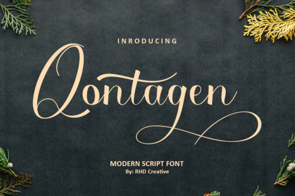 Transform Your Brand with Qontagen: A Unique Script Font