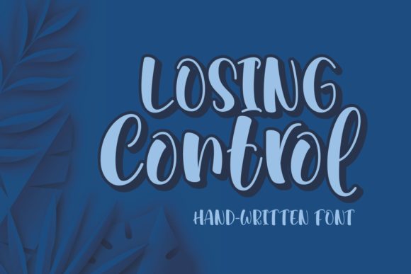 Transform Your Brand with the Elegant Losing Control Font
