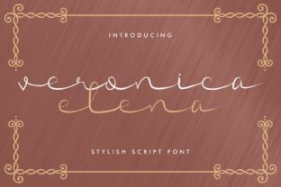 Veronica Elena: A Handwritten Font for Editorial Elegance