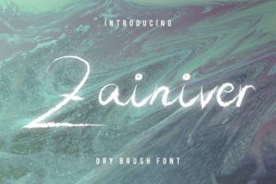 Zainiver: A Fun Script Font for Crafters and Creators
